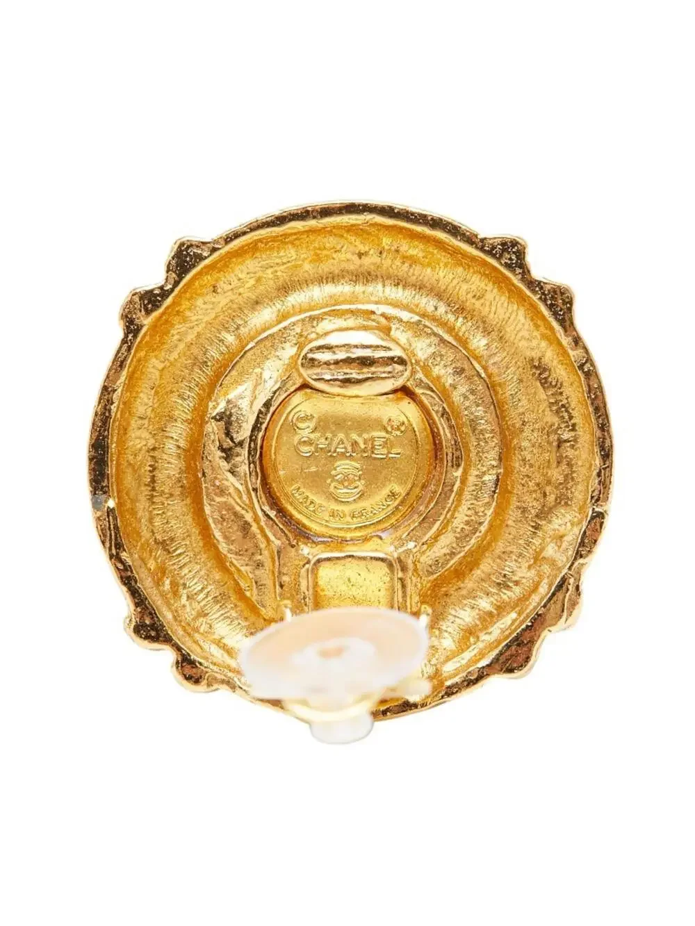 Chanel Vintage Clip-On Earrings Pearl #247016C46B